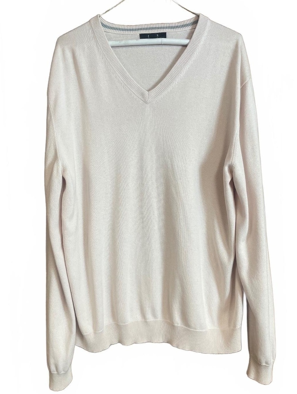 Express silk & cashmere blend blush v-neck sweater XL